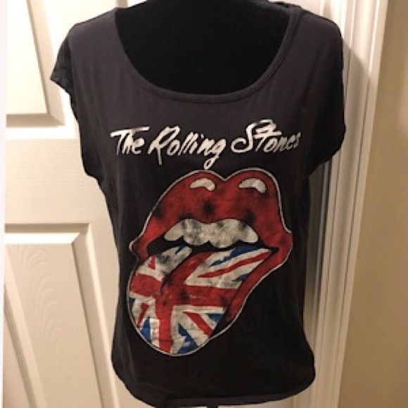 the Rolling Stones Tops - Rolling Stones with Union Jack Mouth Shirt